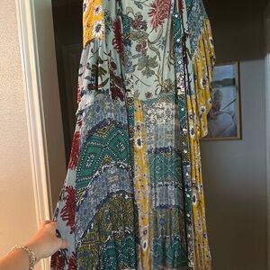 Umgee Multicolor Boho Maxi Dress